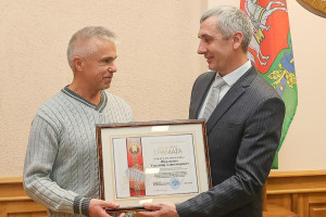 В Витебске наградили работников предприятий и организаций города, задействованных в период посевной и уборочной кампаний