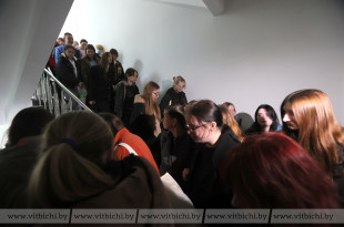 Единый день безопасности в Витебске стартовал с масштабной учебной эвакуации в ВГУ имени П.М.Машерова 