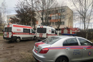 В одном из колледжей Витебска из-за сработавшей пожарной сигнализации эвакуировали более трёхсот человек