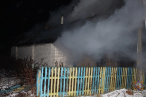 На пожаре в Бешенковичском районе работники МЧС спасли женщину: еще трое погибли