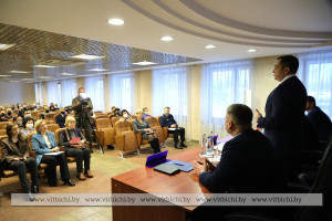Председатель облисполкома Александр Субботин встретился с трудовым коллективом локомотивного депо Витебского отделения БЖД