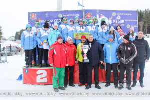 Команда Витебской области стала победителем Кубка Белорусской Федерации биатлона