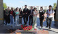 В Витебске финалисты фестиваля «АРТ-вакацыі» почтили память погибших героев, возложив цветы к Вечному огню на площади Победы