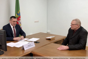Личный прием граждан провел председатель областного исполнительного комитета Александр Субботин