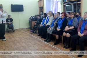 Праздник для подопечных ТЦСОН Железнодорожного района Витебска организовали активистки БСЖ
