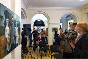 В витебском Художественном музее открыта выставка к 100-летию народного художника Беларуси Леонида Щемелёва