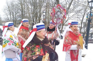 "Віцебскія каляды" отпраздновали в Культурно-историческом комплексе «Золотое кольцо Витебска «Двина»