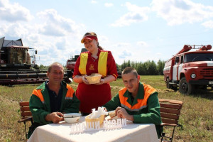 Обед для трудовых побед: как питаются комбайнеры и водители в Витебском районе