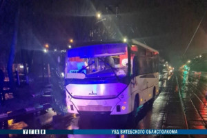 Ночью в Витебске автобус насмерть сбил пешехода
