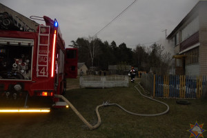 Две пенсионерки госпитализированы после пожара в Полоцком районе