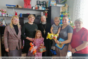 Воспитанников витебского яслей-сада № 91 поздравили с праздником Рождества Христова
