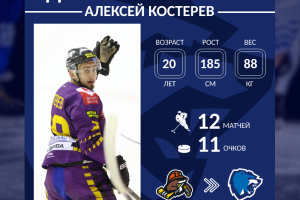 Алексей Костерев пополнил состав хоккейного клуба «Витебск»