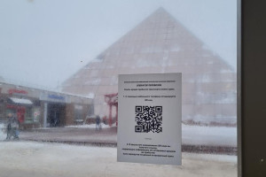 На остановках в Витебске появились QR-таблички с информацией о движении транспорта в реальном времени