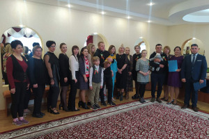 Коллектив ТЦСОН Лиозненского района поздравил многодетные семьи с Днем семьи
