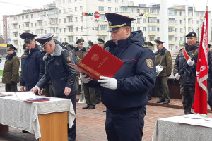 В Витебске молодые милиционеры принесли присягу на верность Родине