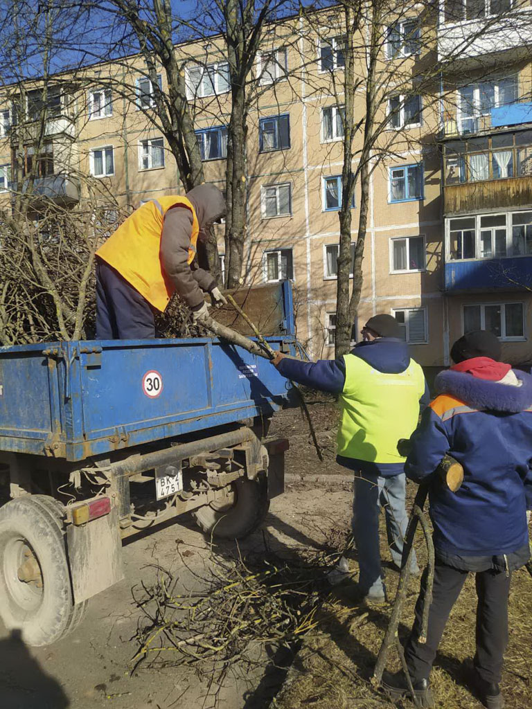 В Витебске продолжается месячник по санитарной очистке и благоустройству