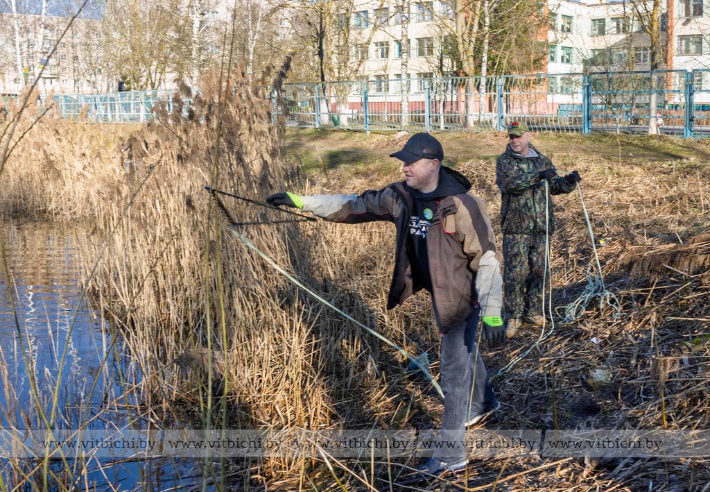 Александр Сысоев на субботнике