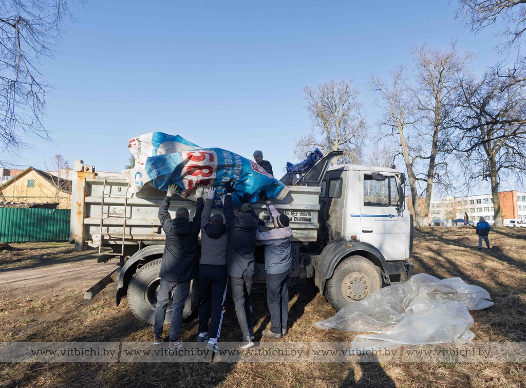 Субботник в Витебске 29 марта