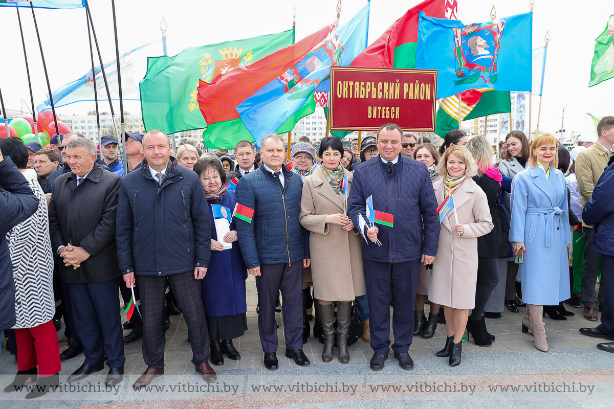 В Витебске в преддверии Праздника труда обновили областную и городскую  доски Почета