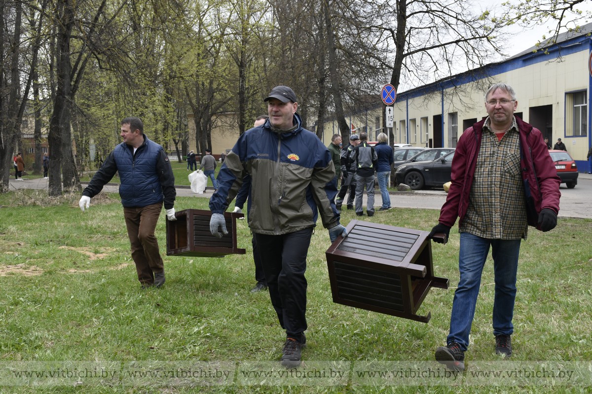 Станет уютным уголком сквер по улице Евстигнеева в Витебске