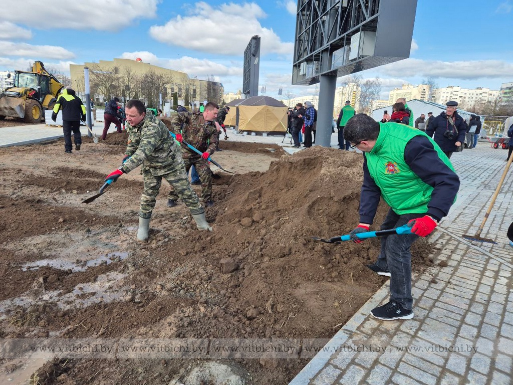 Республиканский субботник в Витебске апрель 2025