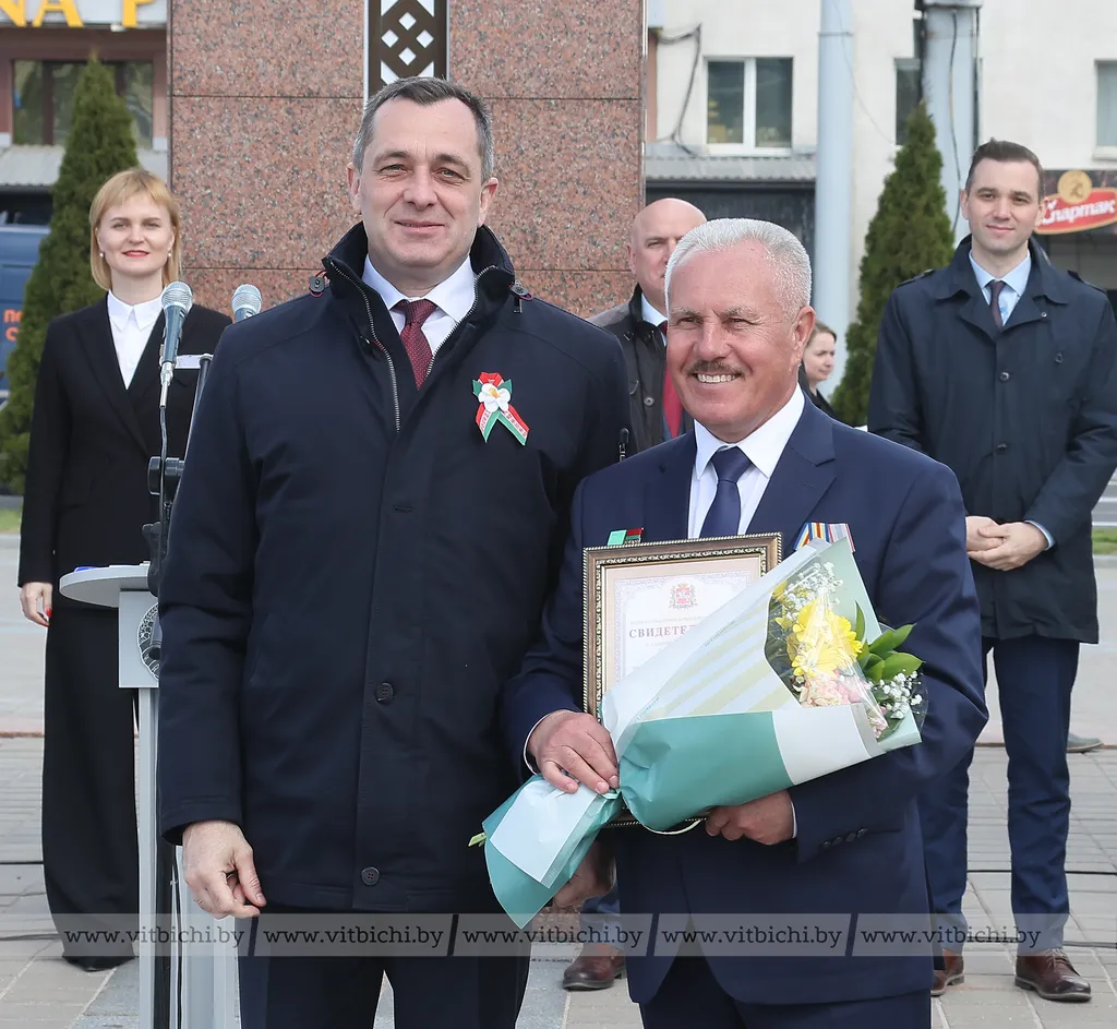 Обновленную областную доску Почета открыли в Витебске