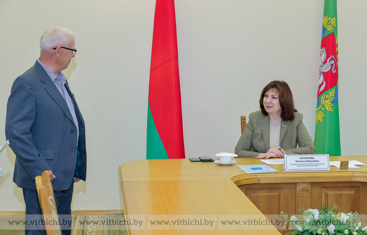 Председатель Совета Республики Наталья Кочанова провела личный прием  граждан в Витебске