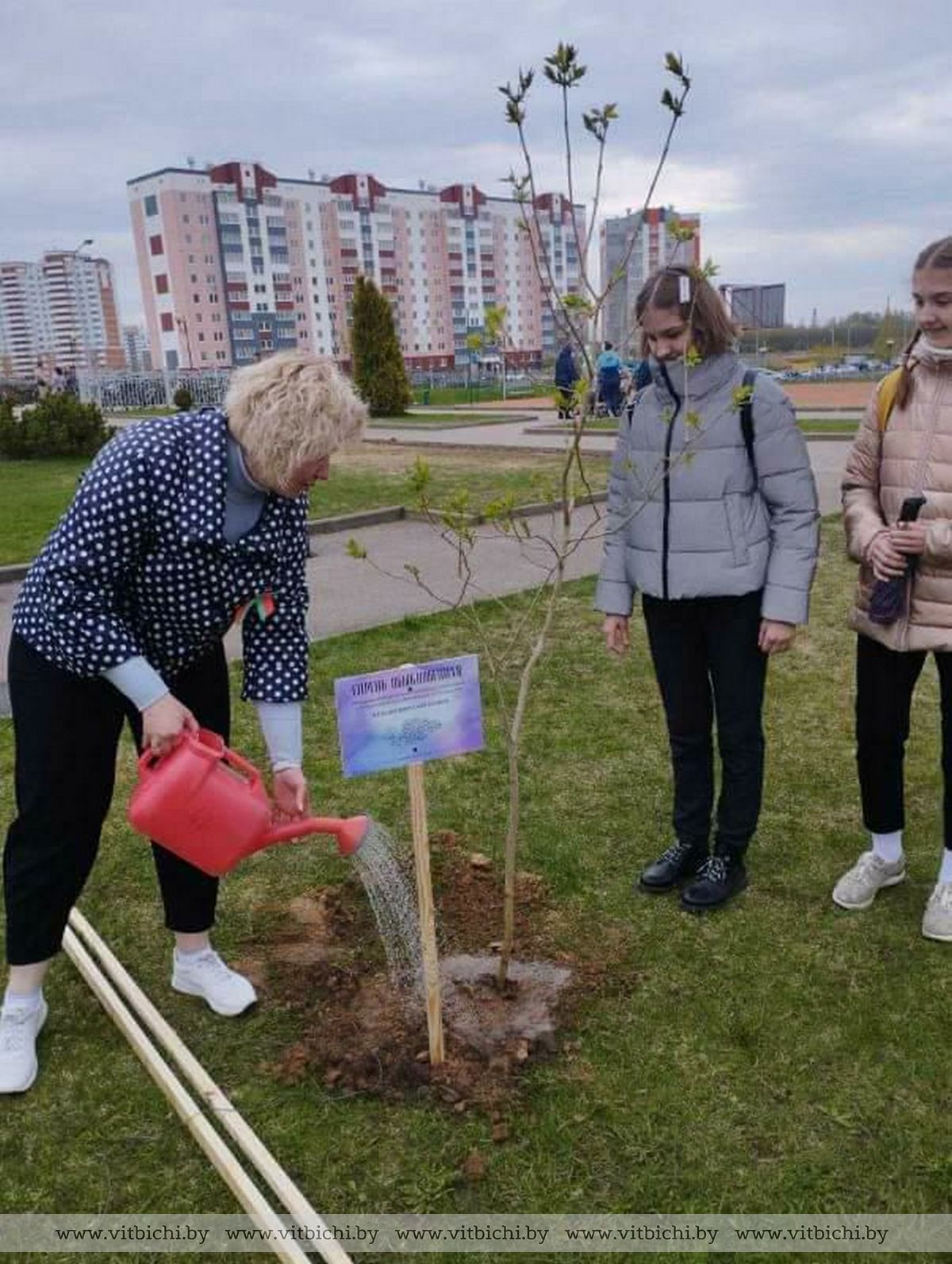 В Витебске вблизи СШ №46 имени И.Х. Баграмяна заложили 