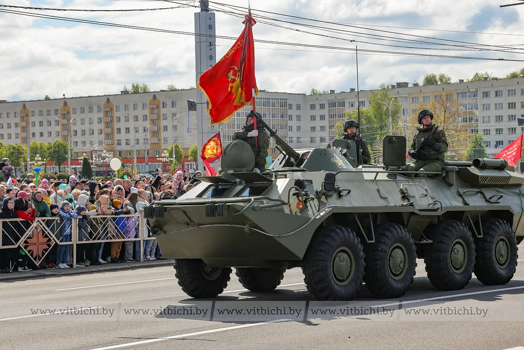 Военный парад в Витебске. День Победы 2025 Военный парад в Витебске. День Победы 2025