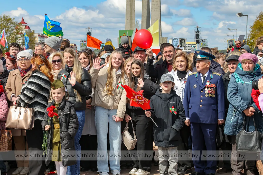 Военный парад в Витебске. День Победы 2025 Военный парад в Витебске. День Победы 2025
