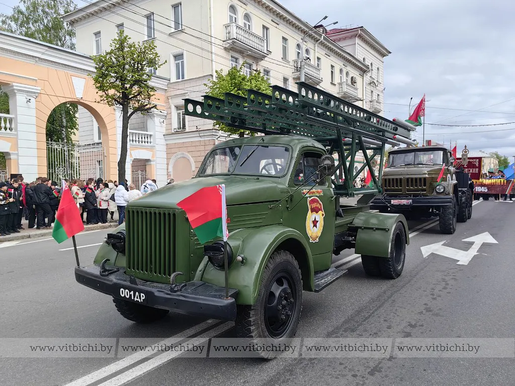 К торжественному шествию в честь Дня Победы готово всё. Витебск