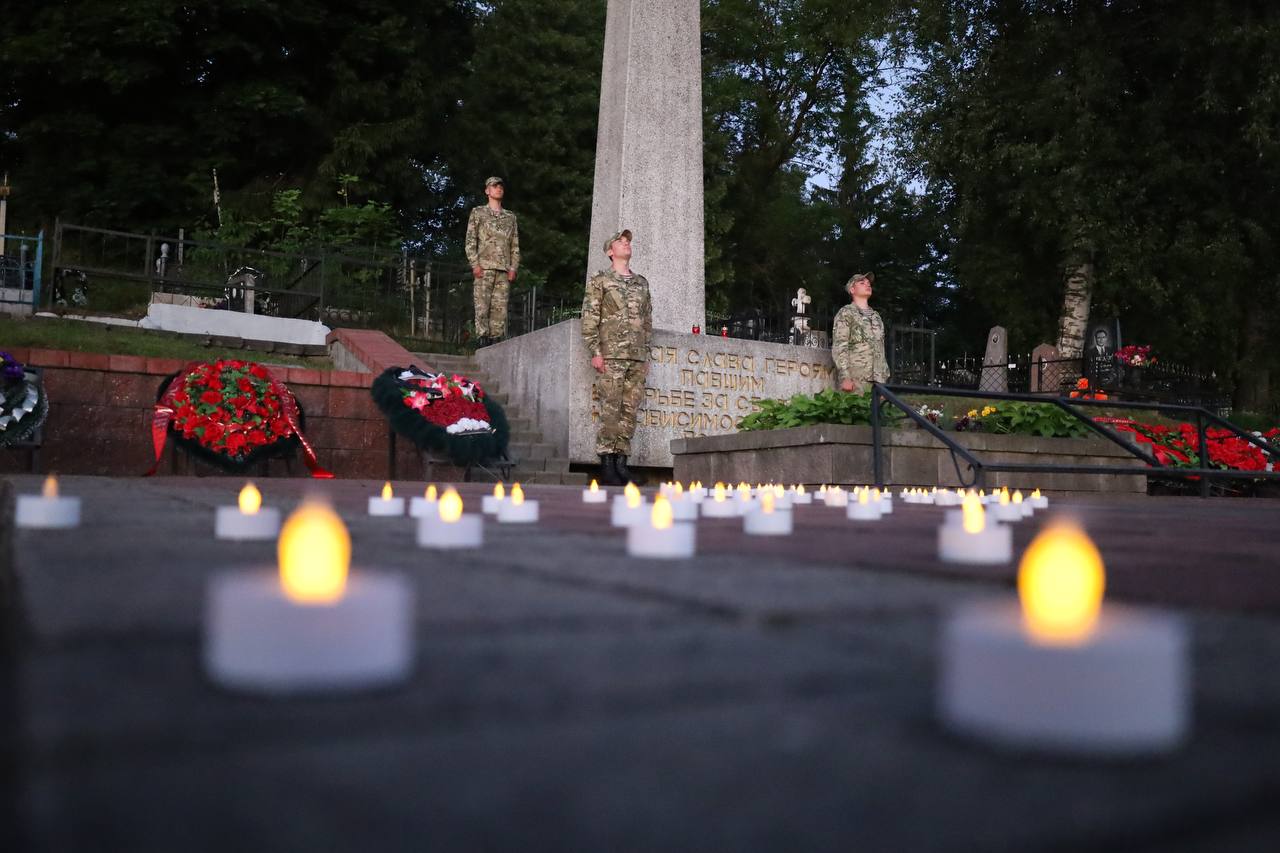 Память жертв Великой Отечественной войны почтили в Первомайском районе  Витебска