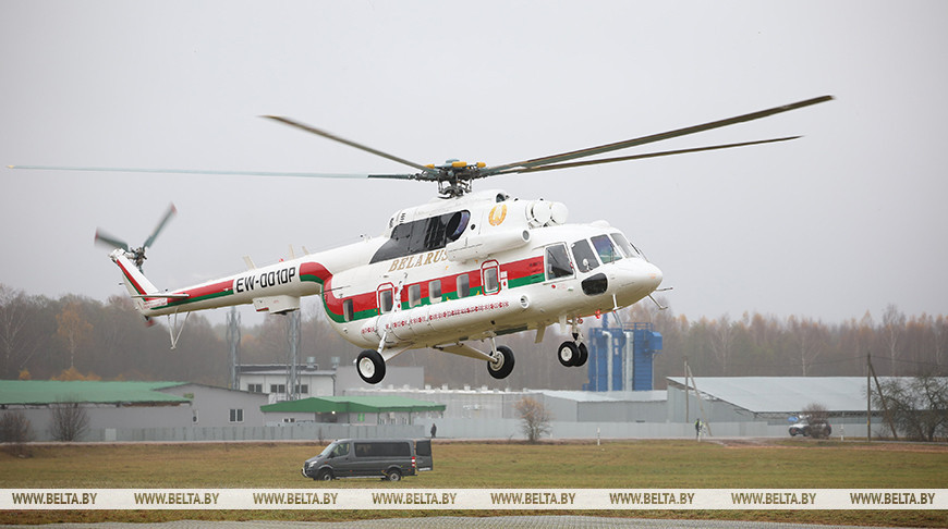 Александр Лукашенко посещает Березинский биосферный заповедник.