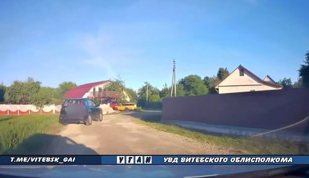Пьяный бесправник пытался скрыться от ГАИ в Витебске