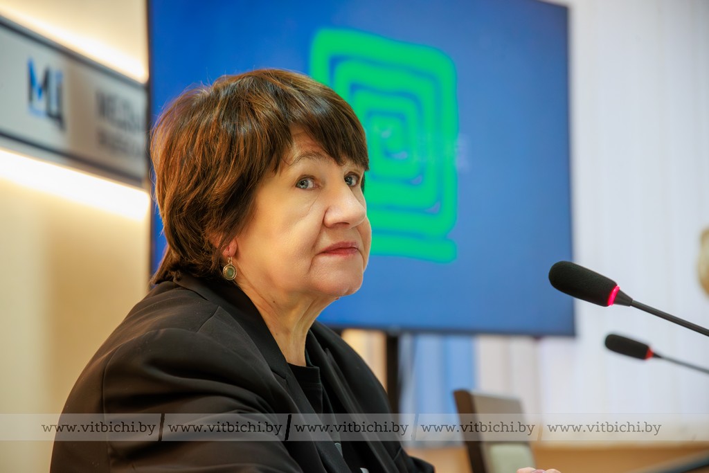 Марина Романовская на пресс-конференции, посвященной IFMC