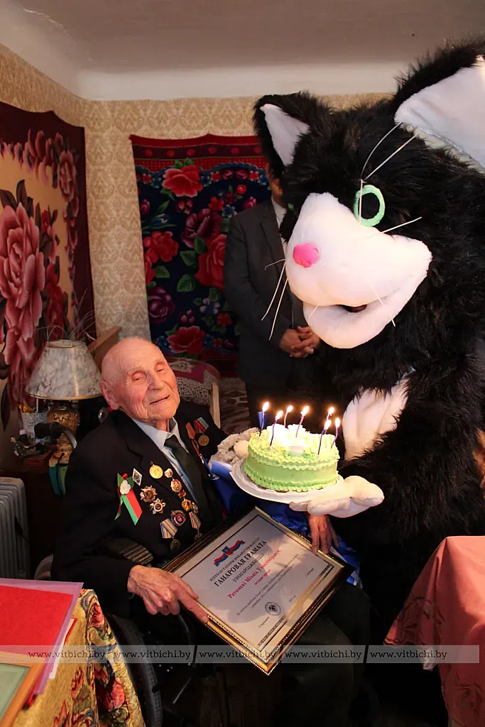 Долгожитель Витебского района отпраздновал свой юбилей 100 лет
