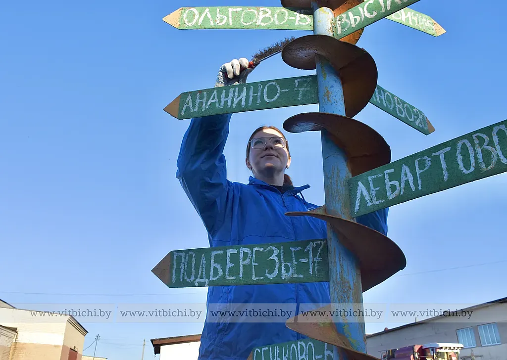 Активисты БРСМ Витебска помогают в благоустройстве объектов АПК Активисты БРСМ Витебска помогают в благоустройстве объектов АПК