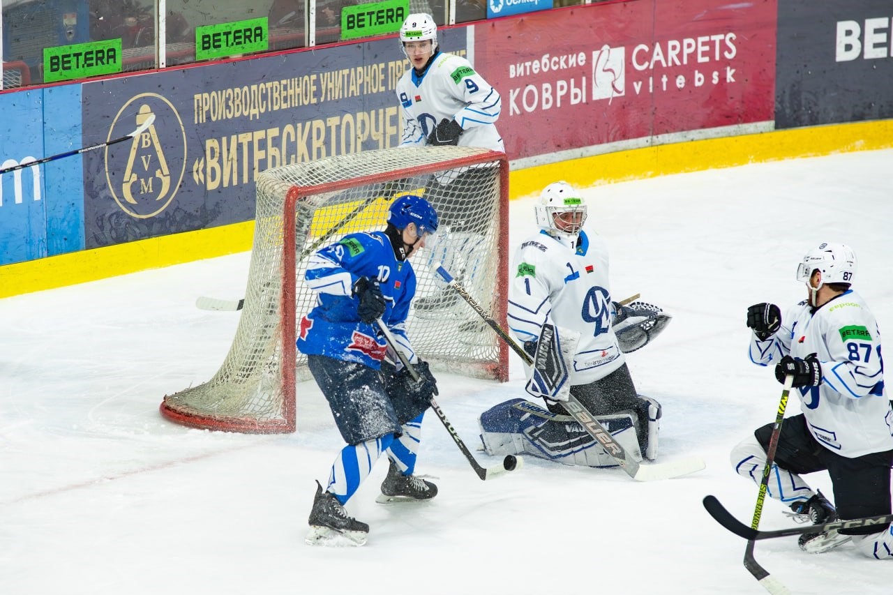 Хоккейный клуб «Витебск» после победы в заключительном туре занял третье место в турнирной таблице