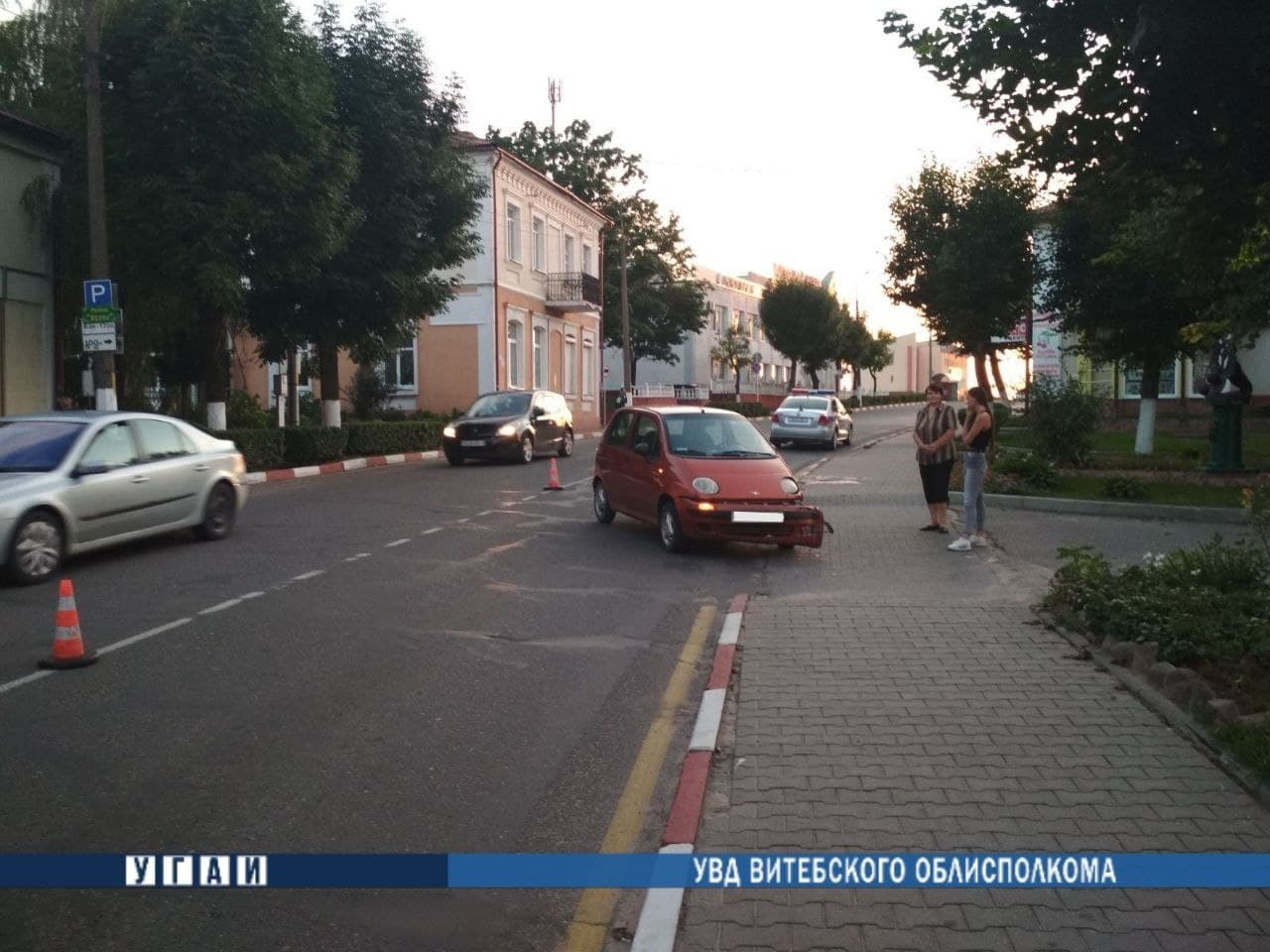 В Глубоком несовершеннолетний мотоциклист попал в ДТП