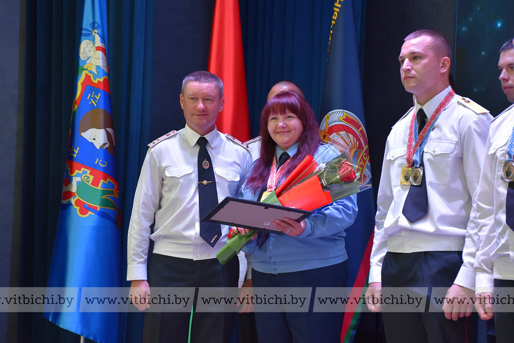 Победителей XXIII республиканского смотра-конкурса профмастерства сотрудников Департамента охраны МВД чествовали в Витебске