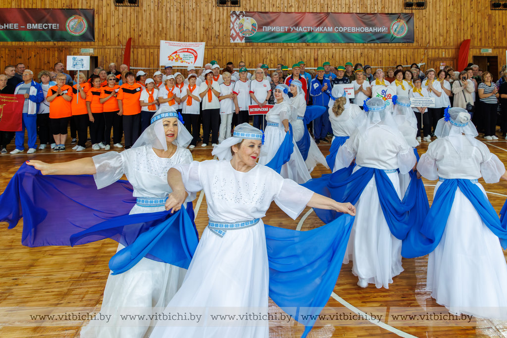 В Витебске прошел культурно-спортивный праздник ветеранских организаций