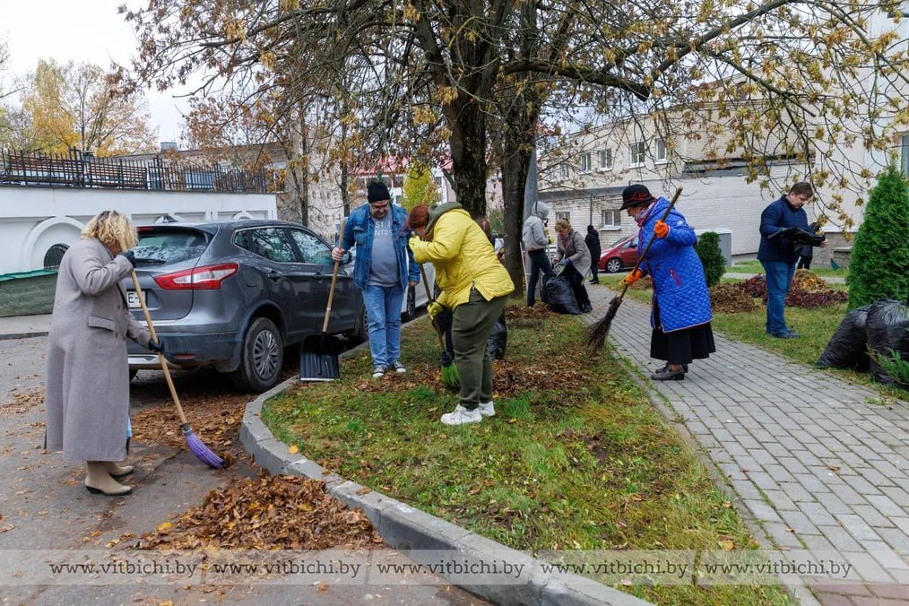 уборка листвы