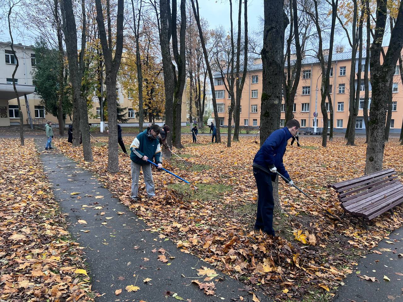 уборка листвы