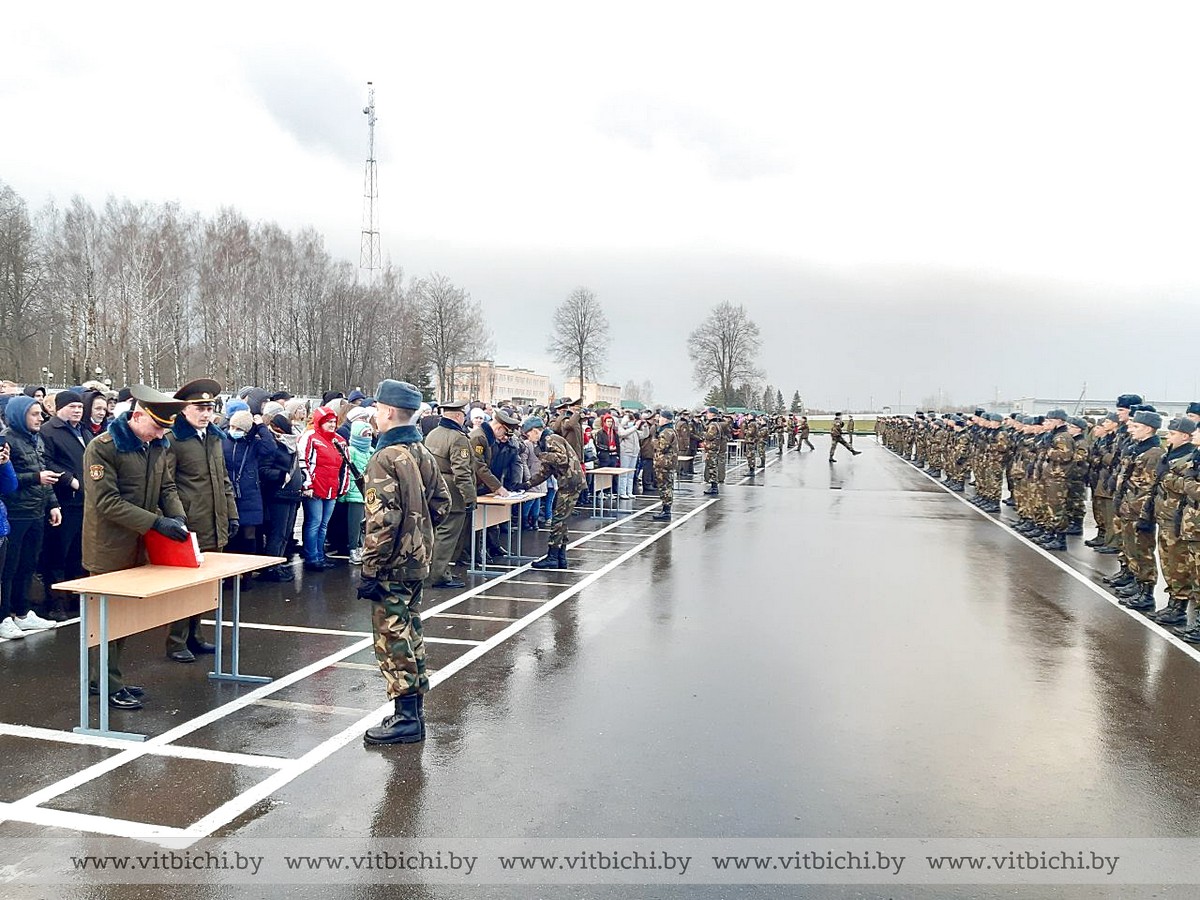 В 19‑й гвардейской отдельной механизированной бригаде новобранцы приняли  присягу