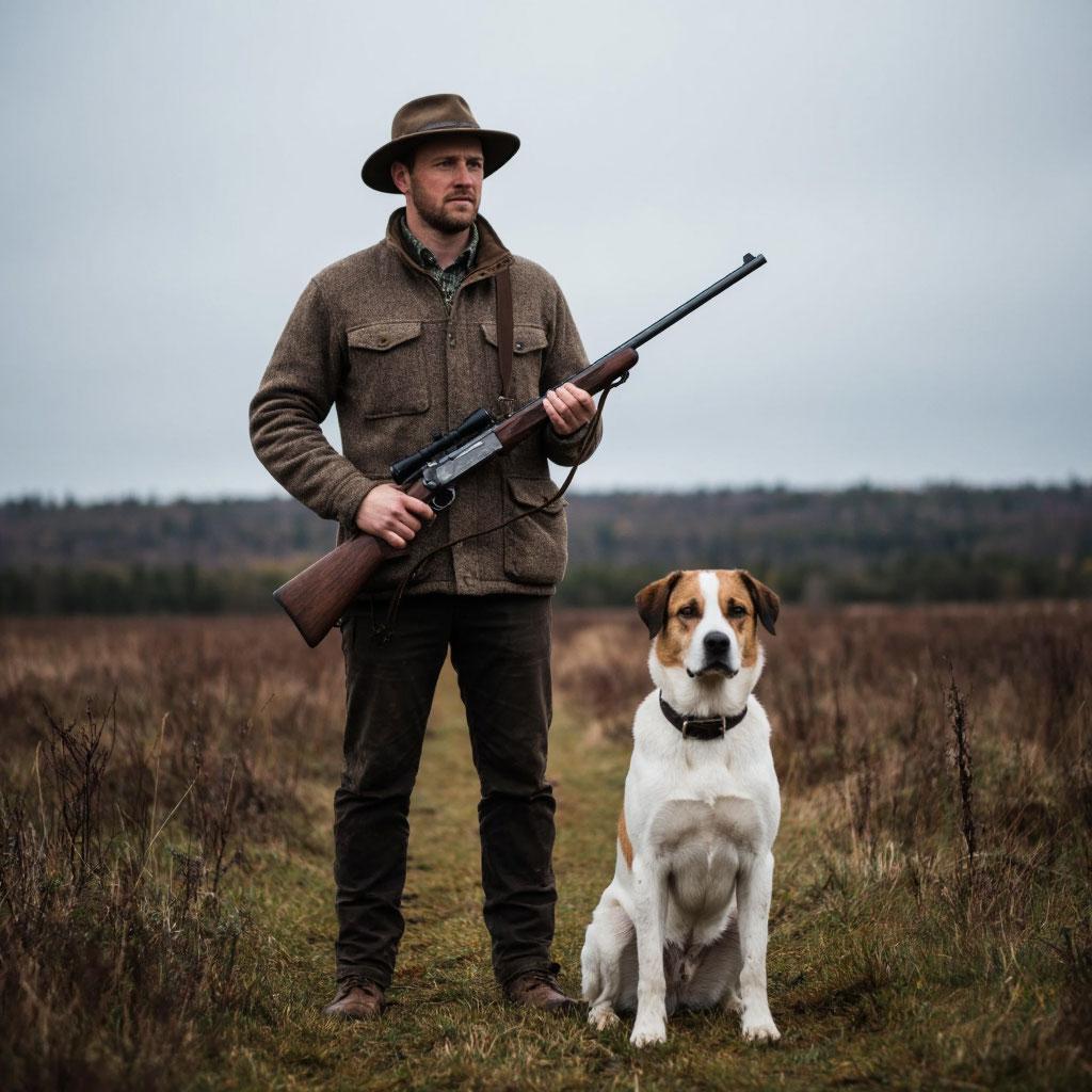 охотничий туризм Витебская область охотник с собакой
