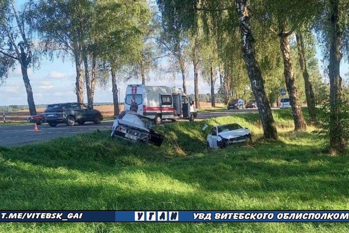 В ДТП под Витебском пострадали два человека В ДТП под Витебском пострадали два человека