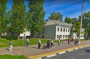 Здание бывшей городской поликлиники № 5 по улице Гагарина в Витебске продано с первой попытки новому собственнику почти за 250,5 тысячи рублей