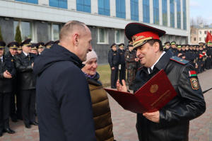В Витебске прошли торжественные мероприятия, посвященные Дню милиции