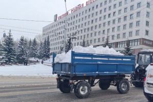 Высота снега в Витебске 4 декабря достигла 33 сантиметров