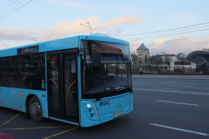 Новые автобусы вышли на городские маршруты в Витебске